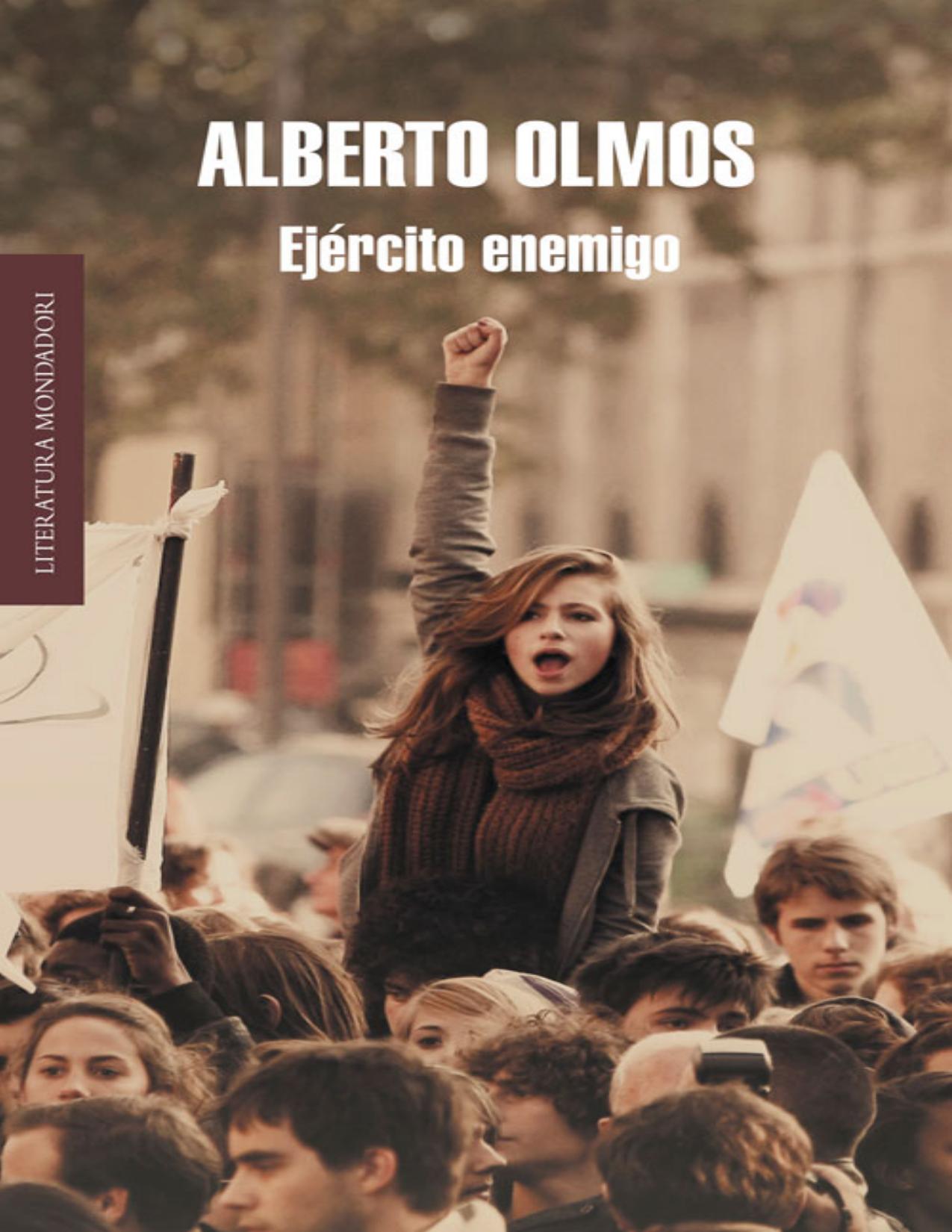 Ejército enemigo de Alberto Olmos, portada del libro