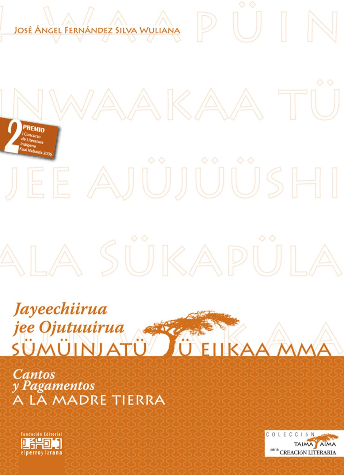 Cantos y pagamentos de José Ángel Fernández Silva Wuliana, portada del libro