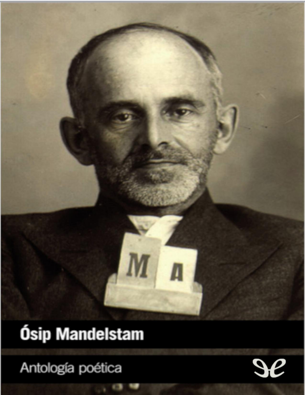 Antología poética de Ósip Mandelstam, portada del libro