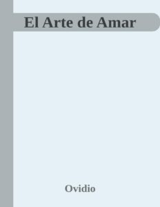 Portada de El Arte de Amar