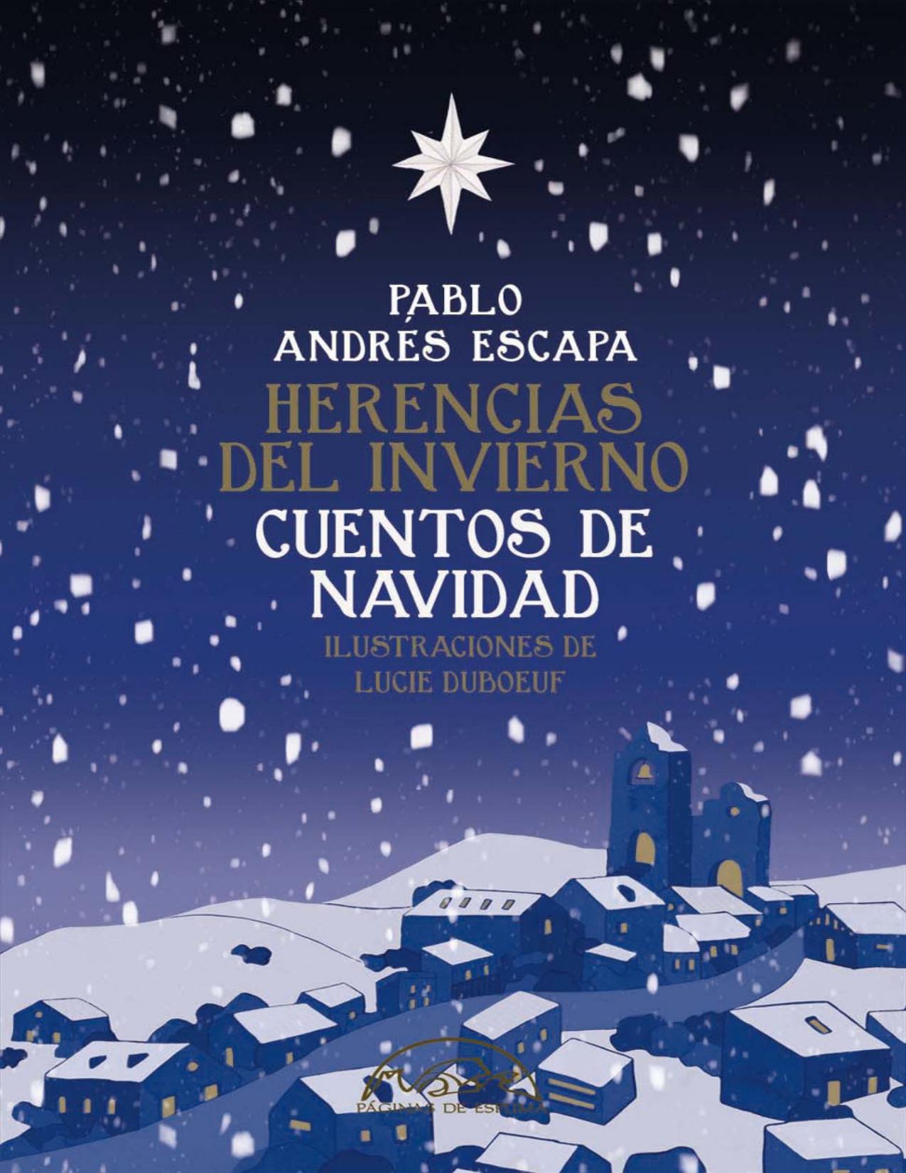 Herencias del invierno de Pablo Andres Escapa, portada del libro