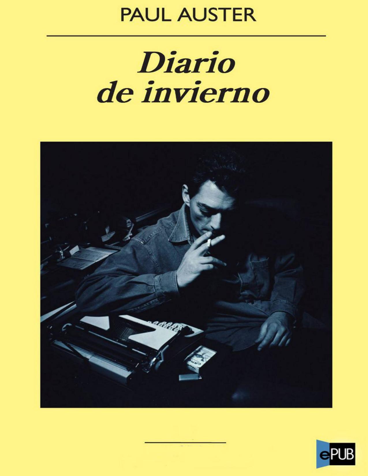 Diario de Invierno de Paul Auster, portada del libro