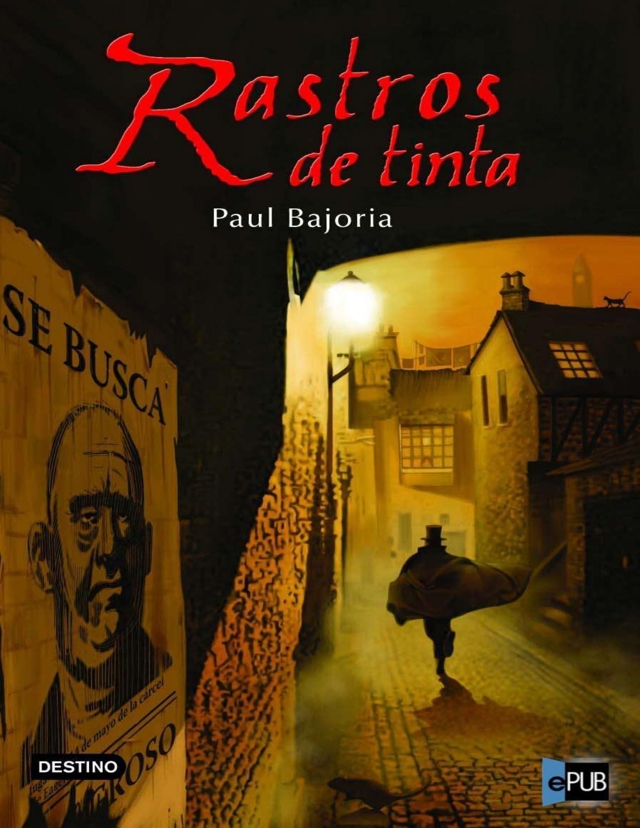 Rastros de Tinta de Paul Bajoria, portada del libro