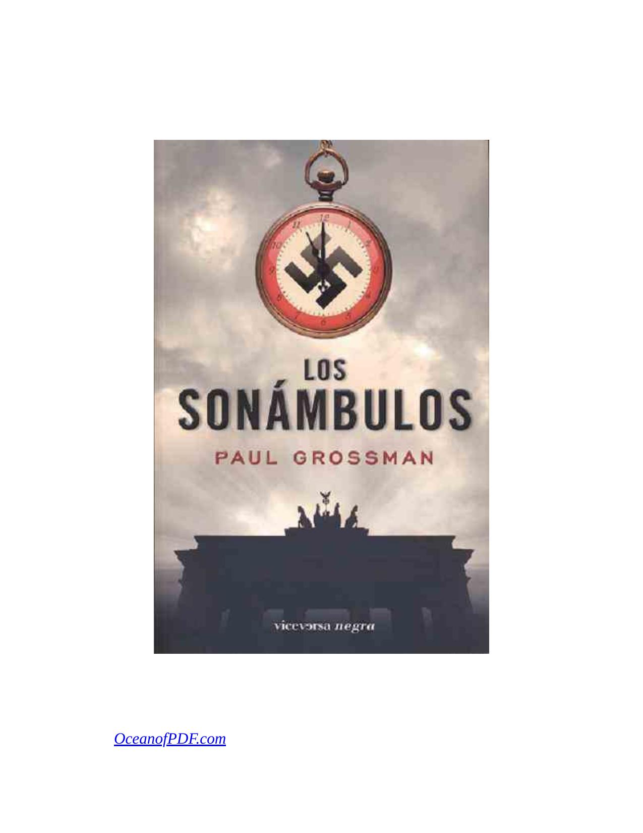 Los sonámbulos de Paul Grossman, portada del libro