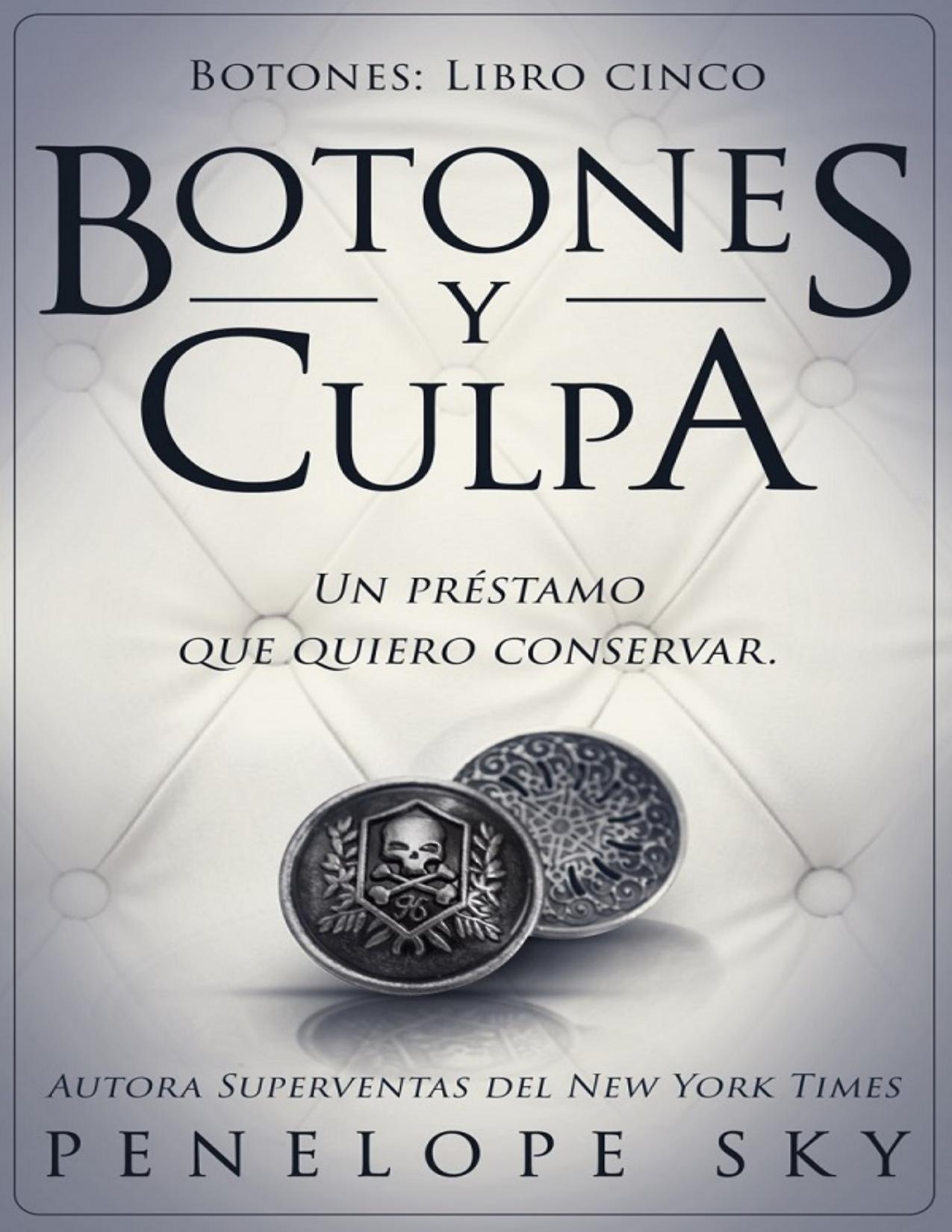 Botones y culpa de Penelope Sky, portada del libro