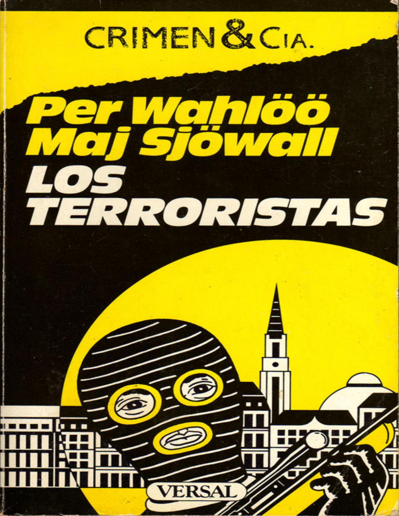 Los terroristas de Maj Sjöwall, Per Wahloo, portada del libro