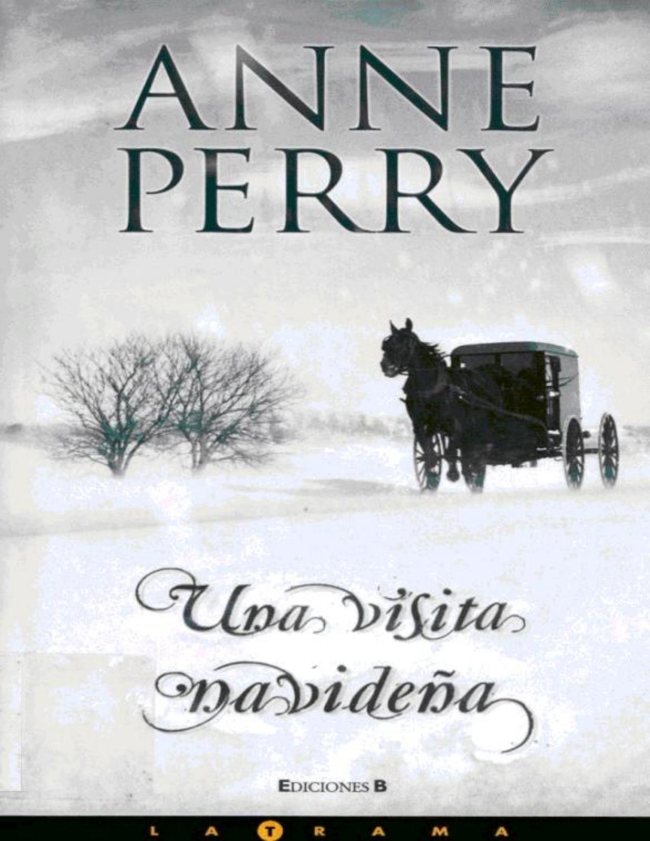 Una Visita Navideña de Anne Perry, portada del libro