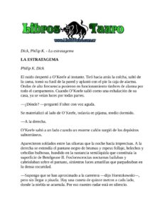 Portada de LA ESTRATAGEMA