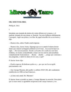 Portada de OH, SER UN BLOBEL