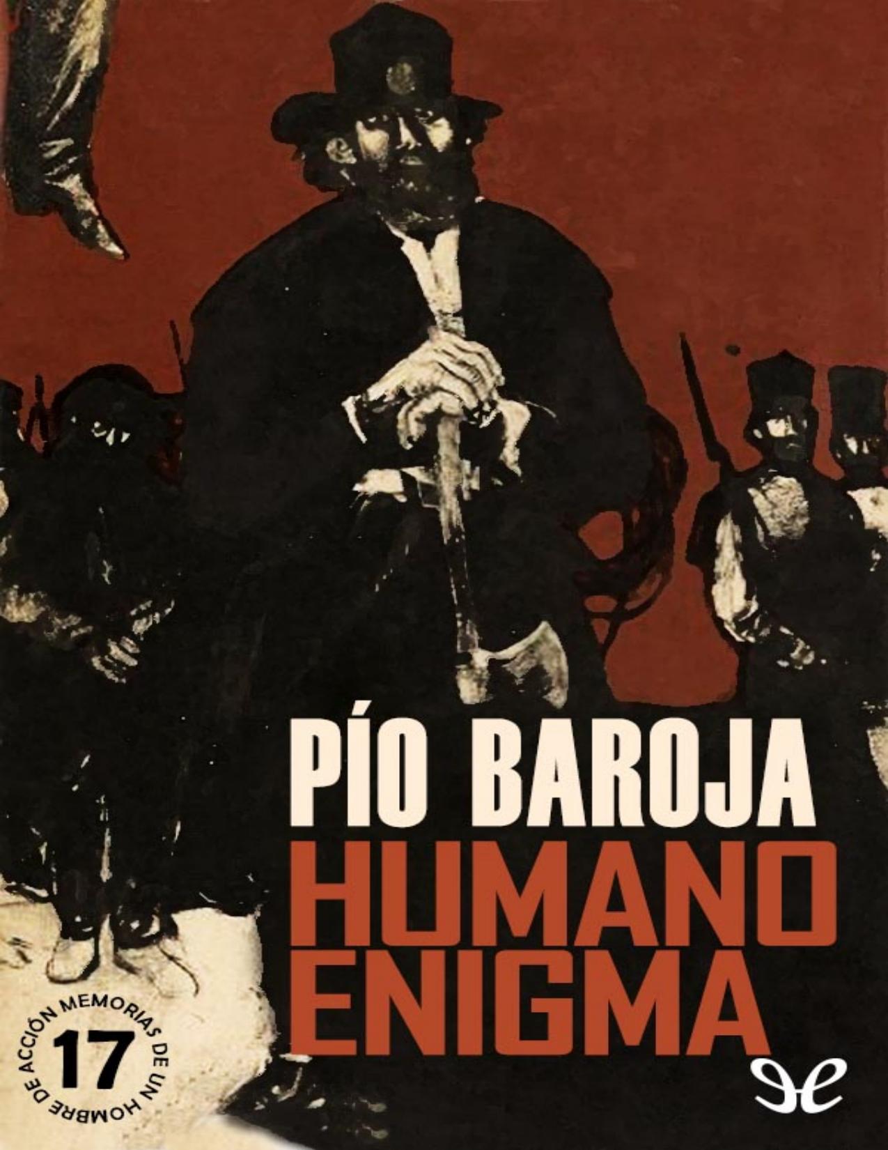 Humano enigma de Pío Baroja, portada del libro