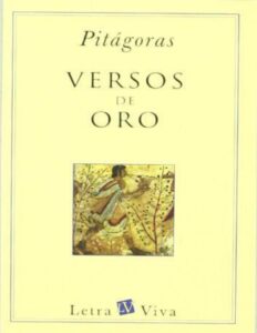 Portada de Los versos de oro