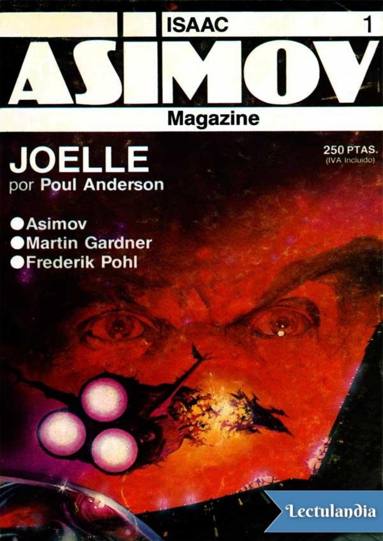 Isaac Asimov Magazine 1 de Poul Anderson, portada del libro