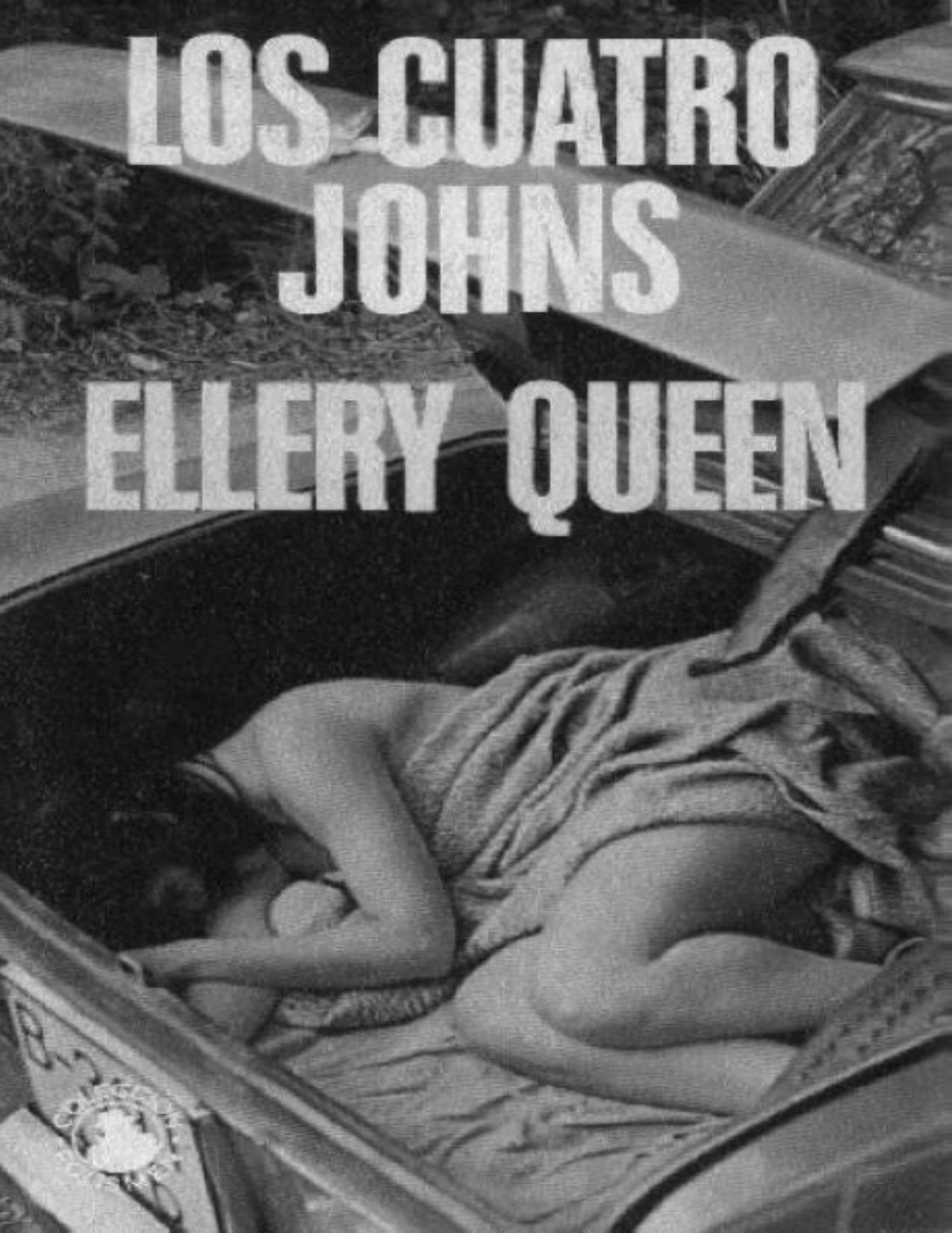 Los cuatro Johns de Ellery Queen, portada del libro