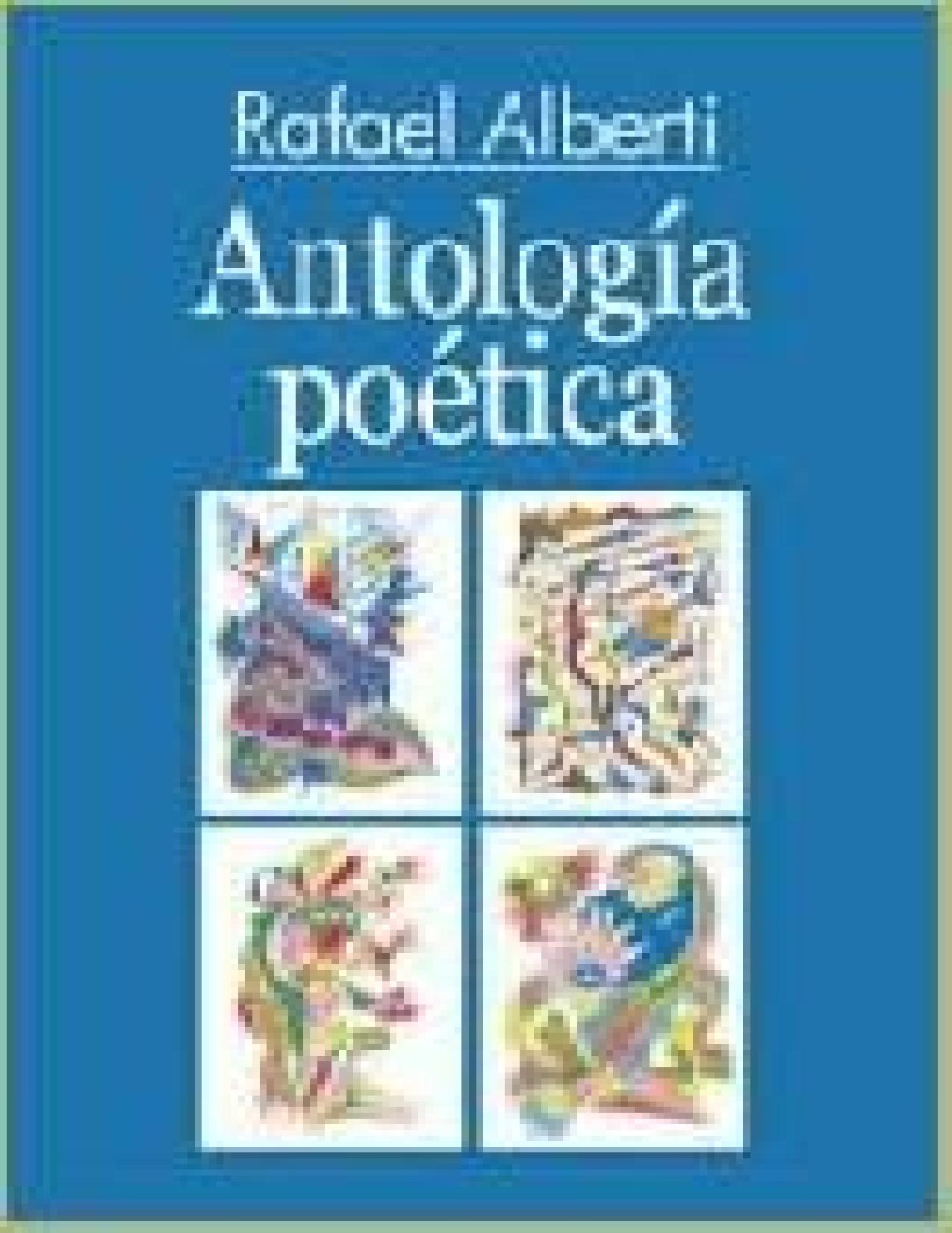 Antologia poetica de Rafael Alberti, portada del libro