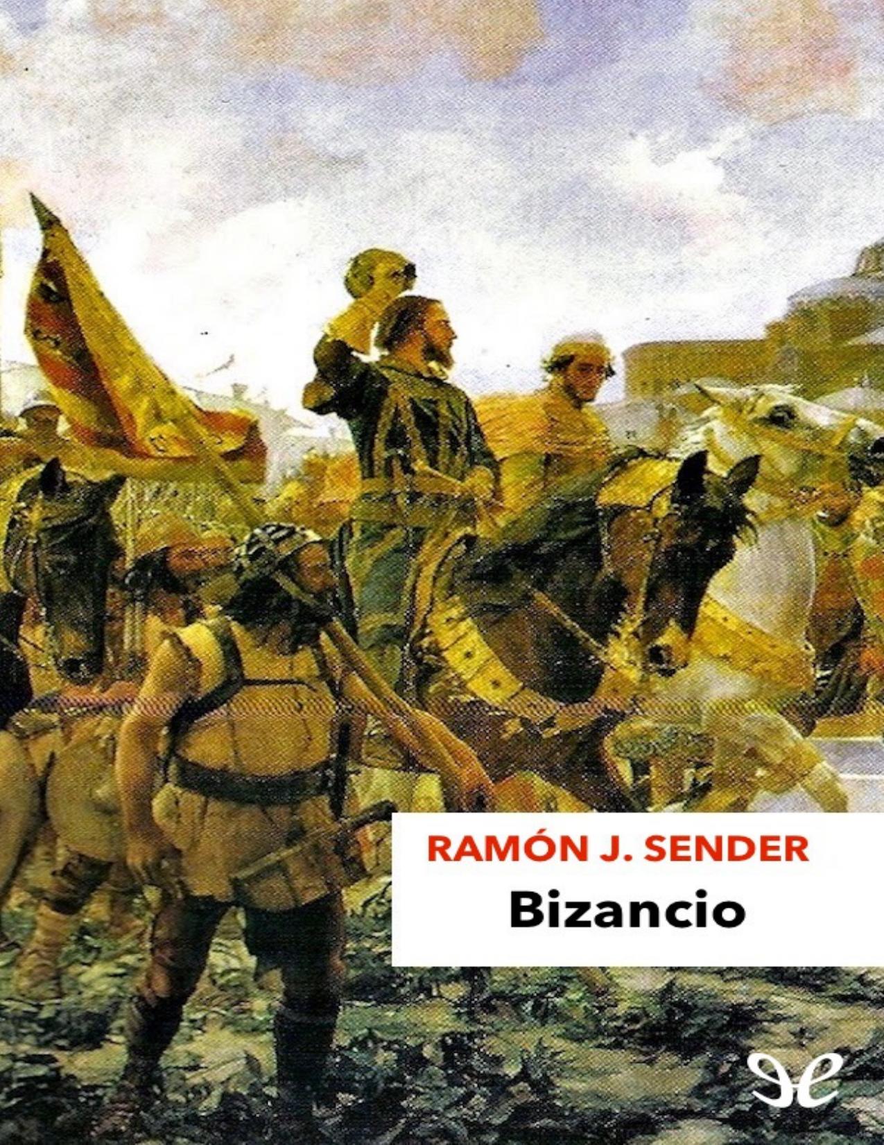 Bizancio de Ramon J. Sender, portada del libro