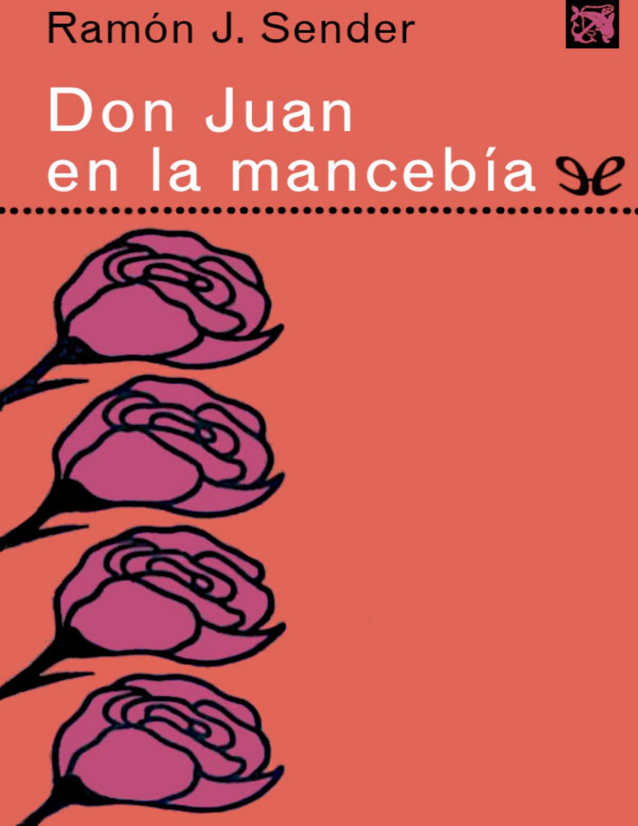 Don Juan en la mancebia de Ramon J. Sender, portada del libro