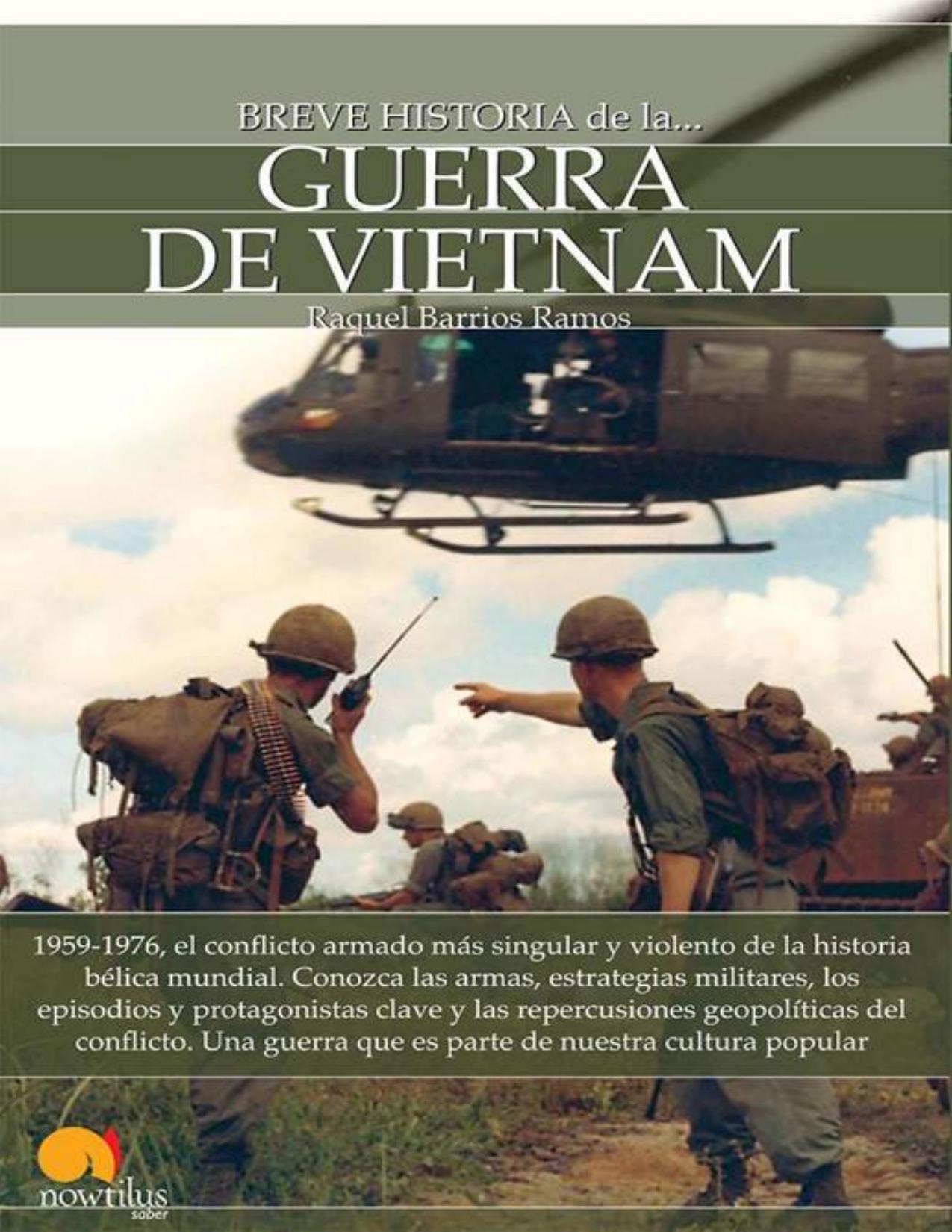 Breve historia de la Guerra de Vietnam de Raquel Barrios Ramos, portada del libro