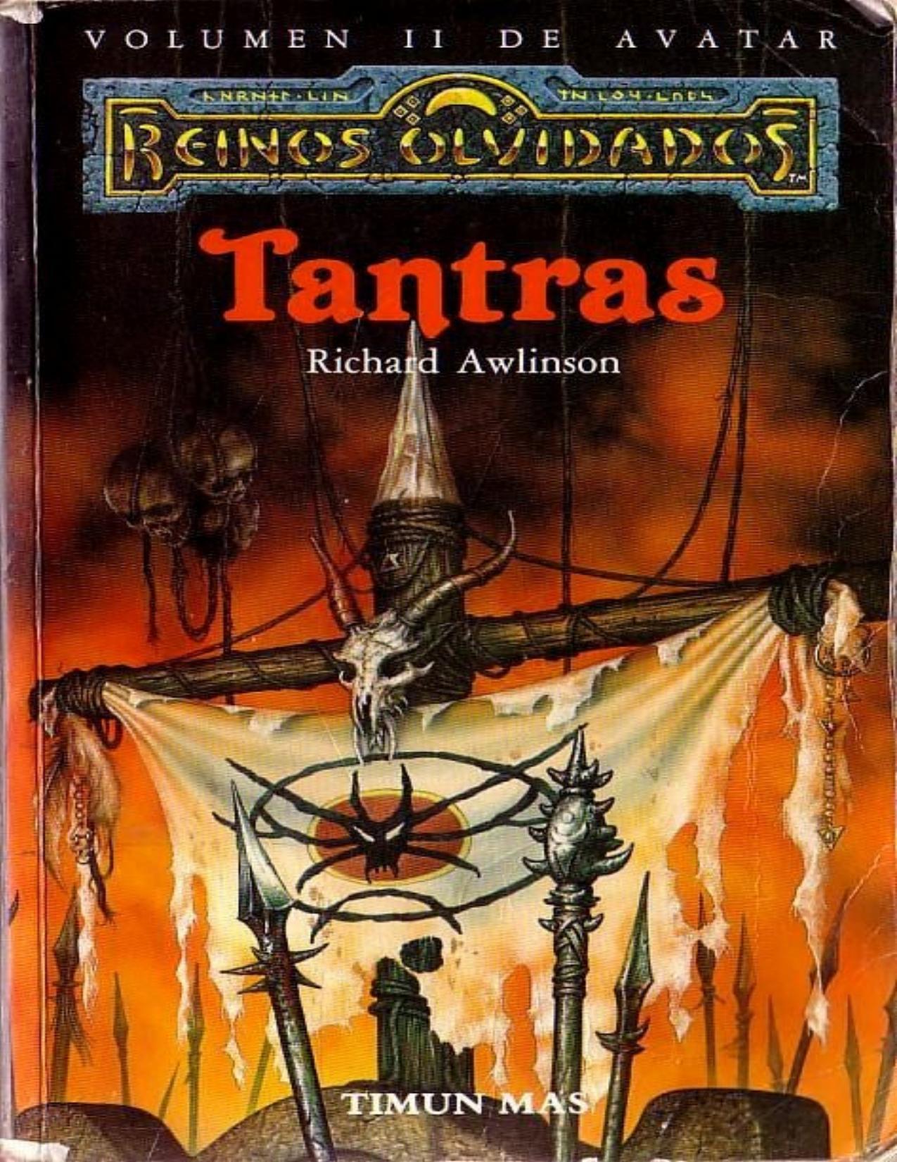 Tantras de Richard Awlinson, portada del libro