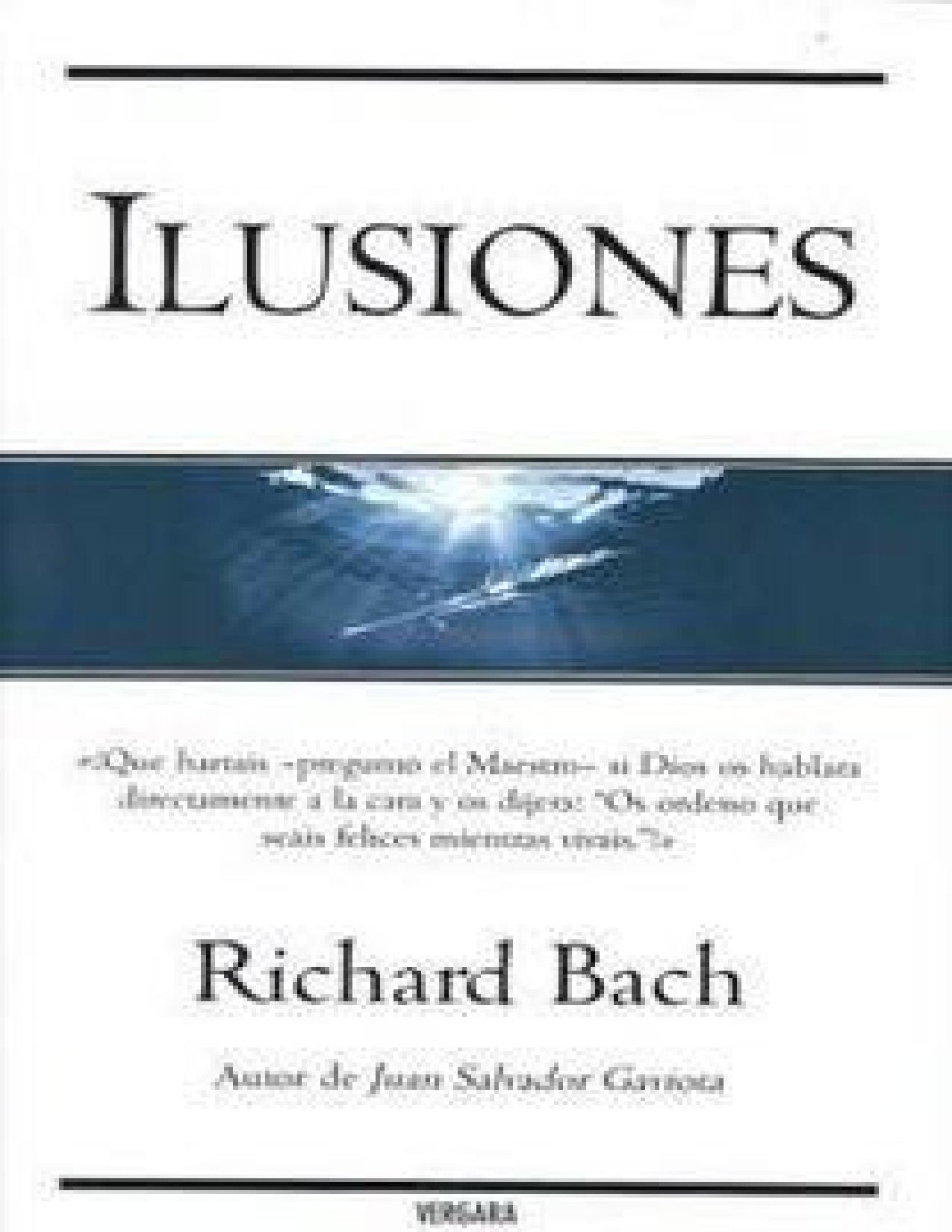 Ilusiones de Richard Bach, portada del libro