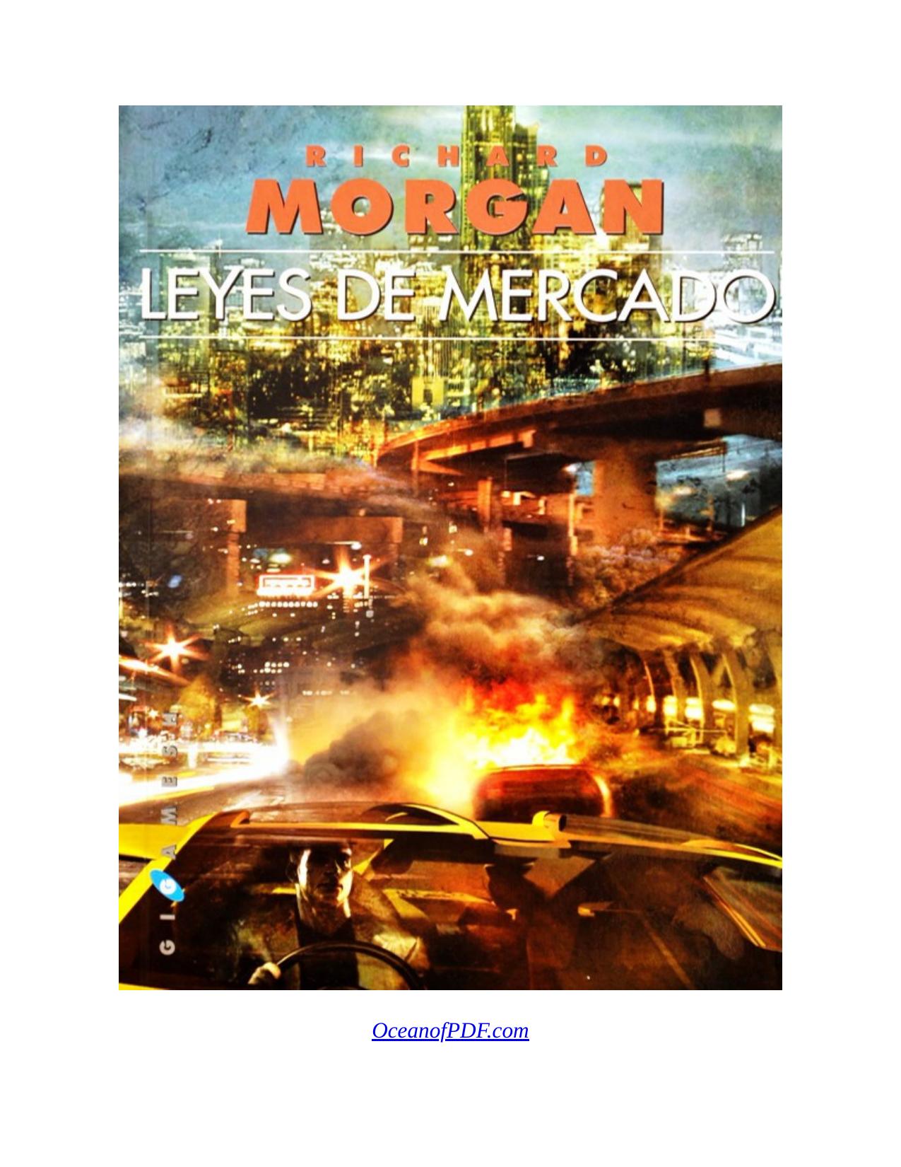 Leyes de mercado de Richard Morgan, portada del libro