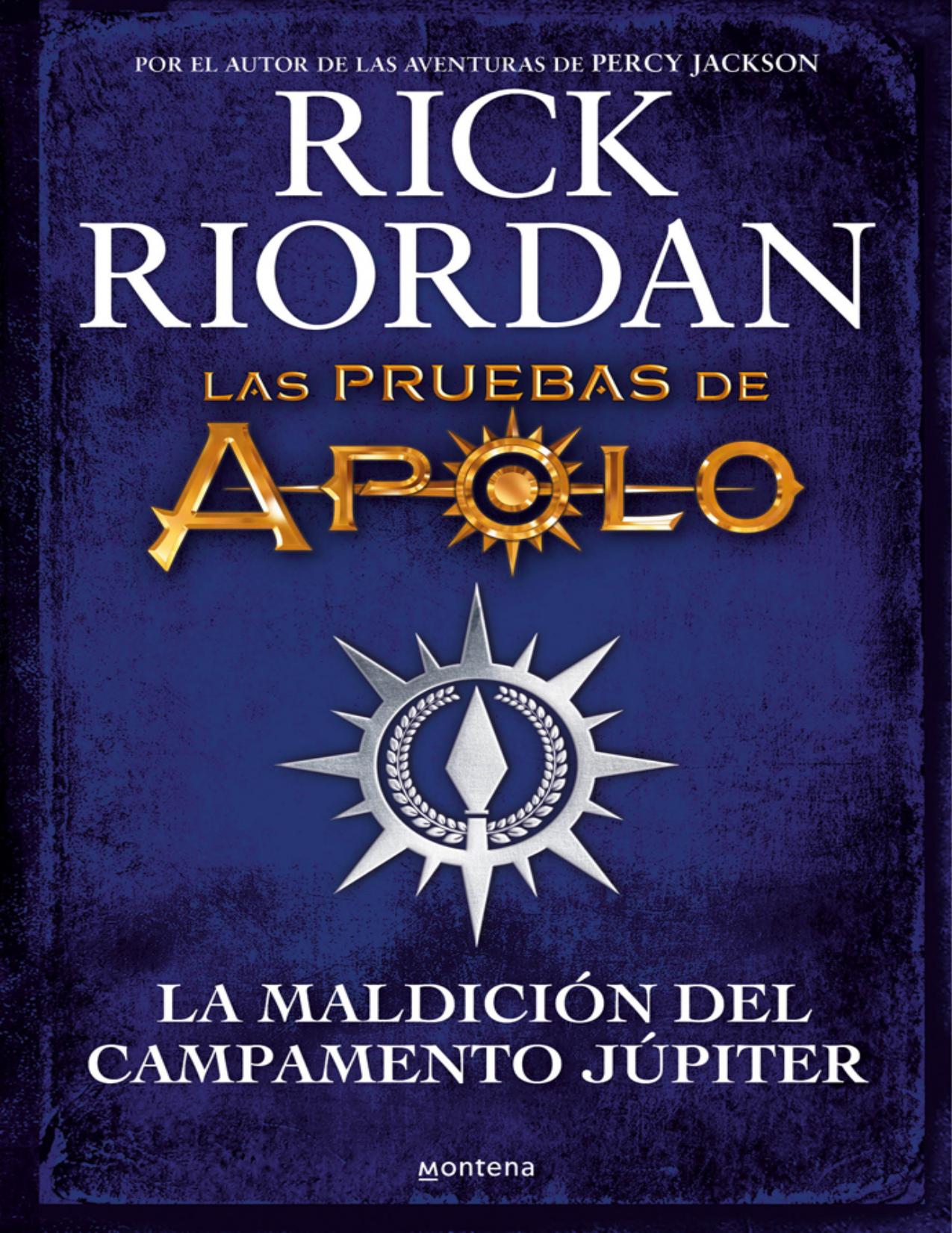 La maldicion del Campamento Jupiter de Rick Riordan, portada del libro