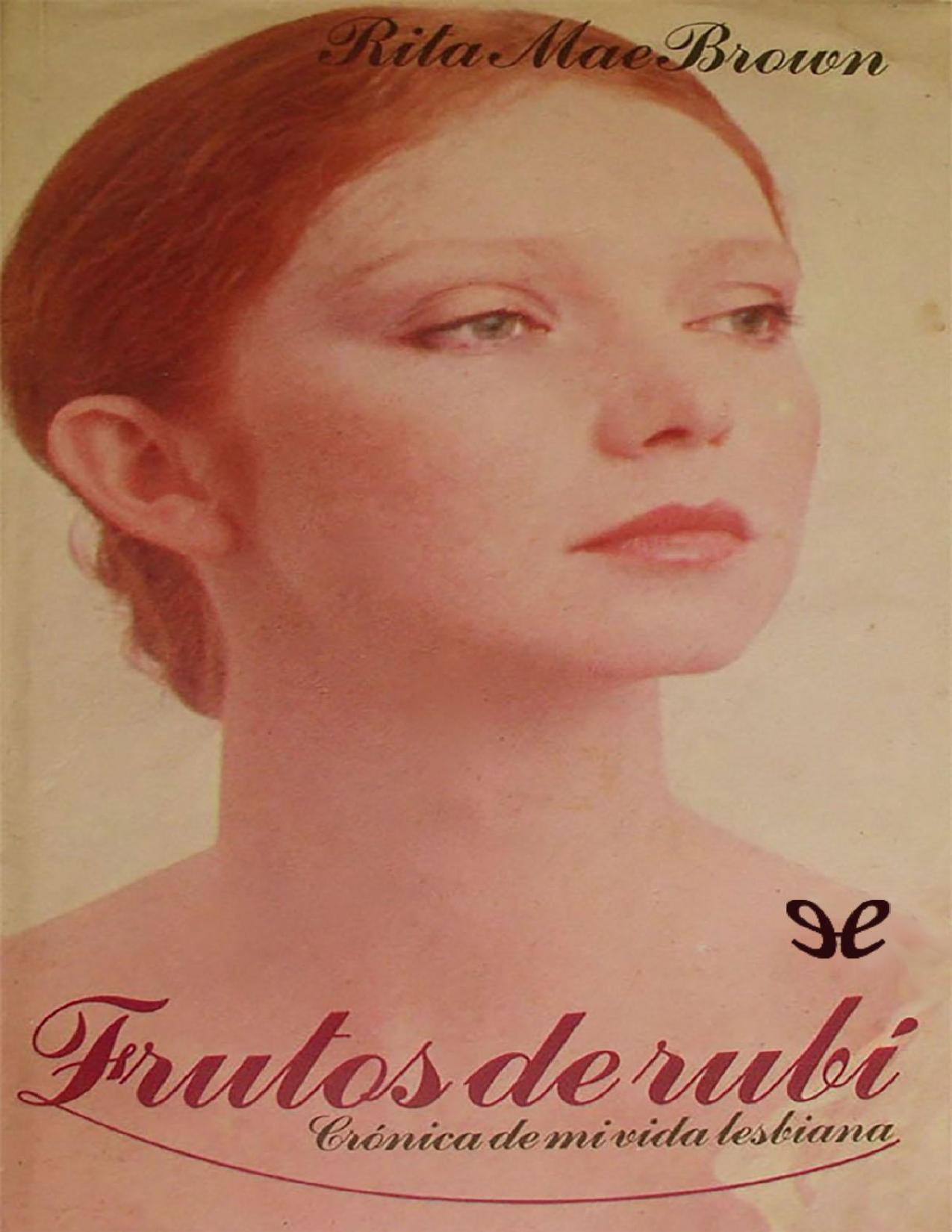 Frutos de rubí de Rita Mae Brown, portada del libro