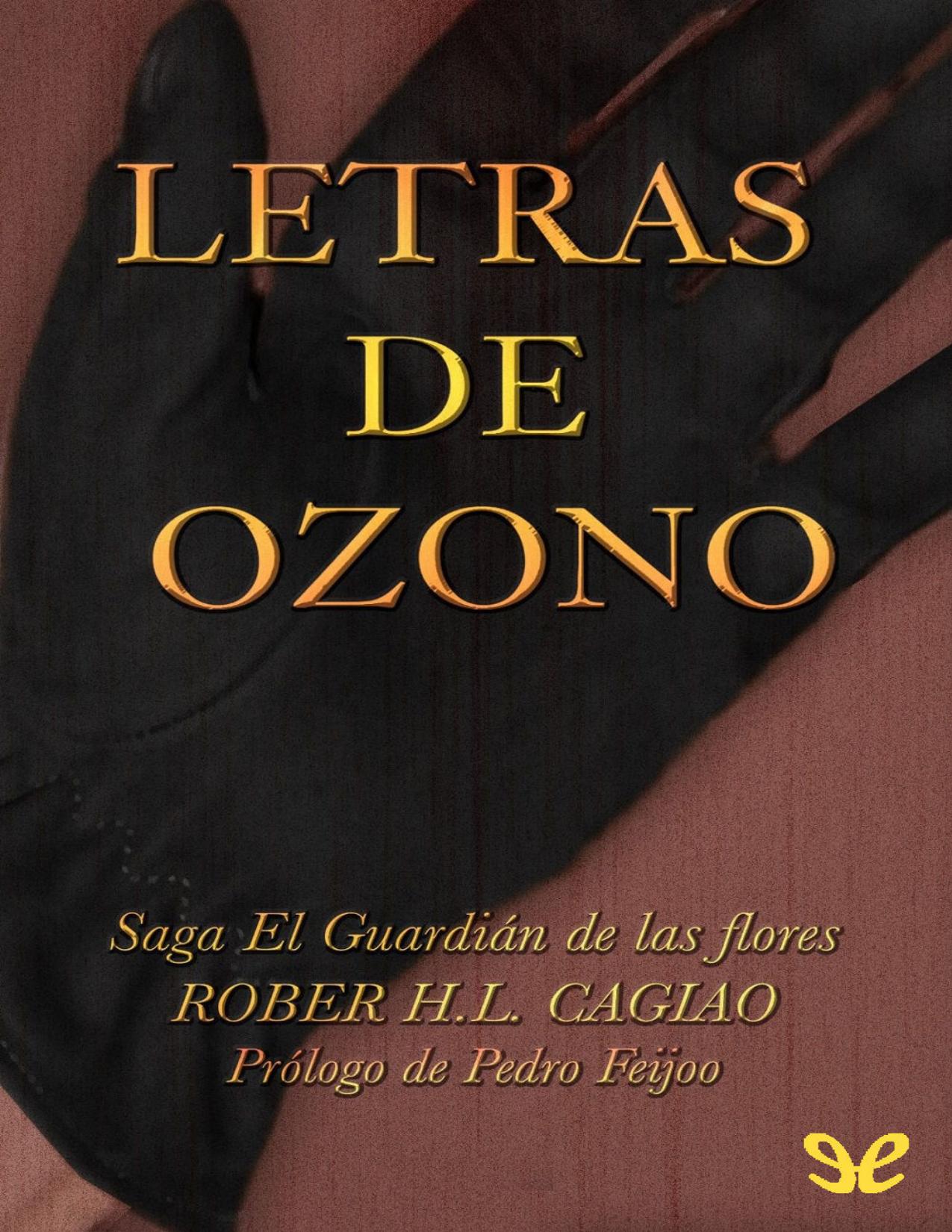 Letras de ozono de Rober H. L. Cagiao, portada del libro