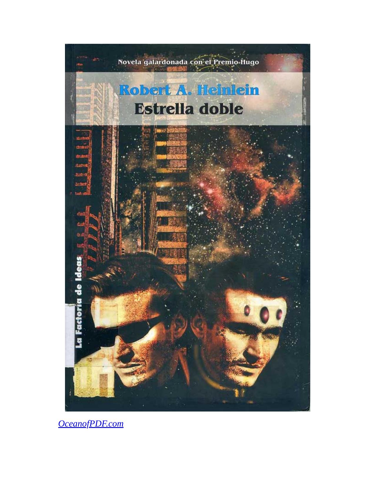 Estrella doble de Robert A. Heinlein, portada del libro