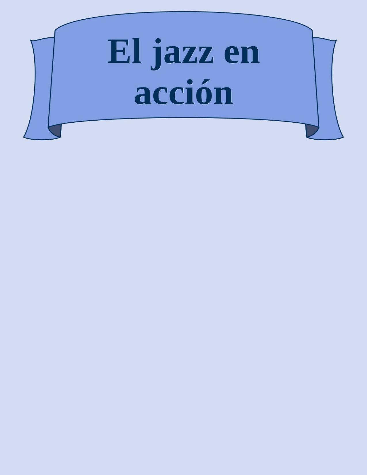 El jazz en acción de Robert Faulkner, portada del libro