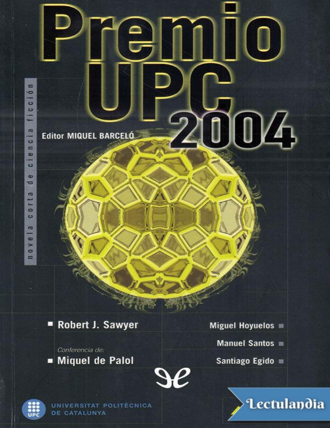 Premio UPC 2004 de Robert J. Sawyer, portada del libro