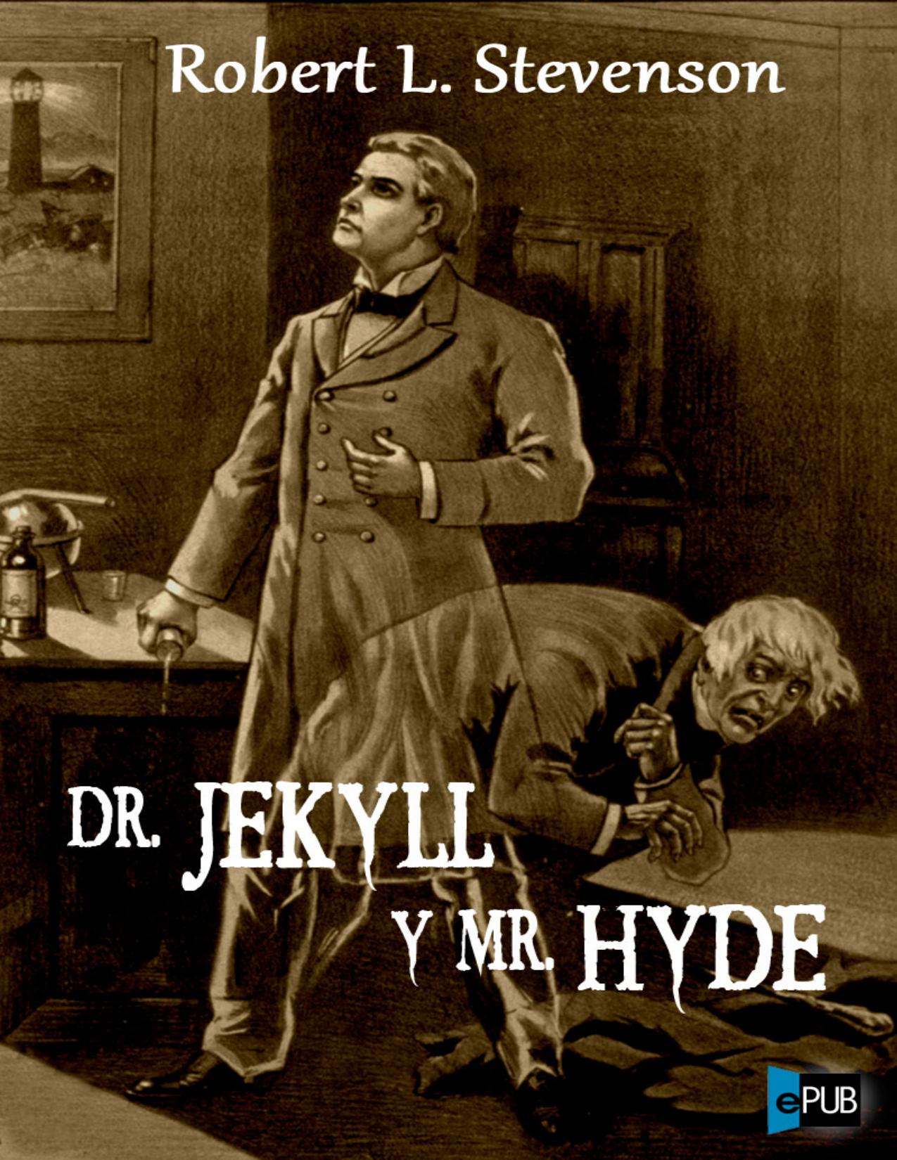 El extraño caso del Dr. Jekyll y Mr. Hyde de Robert L. Stevenson, portada del libro