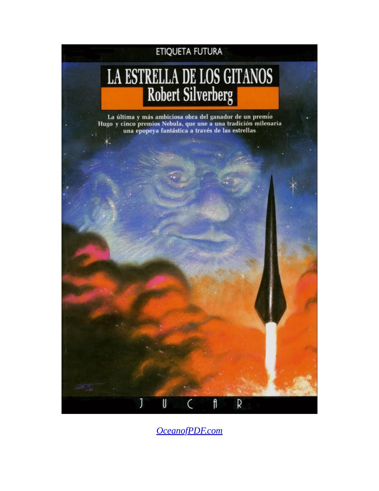 La estrella de los gitanos de Robert Silverberg, portada del libro