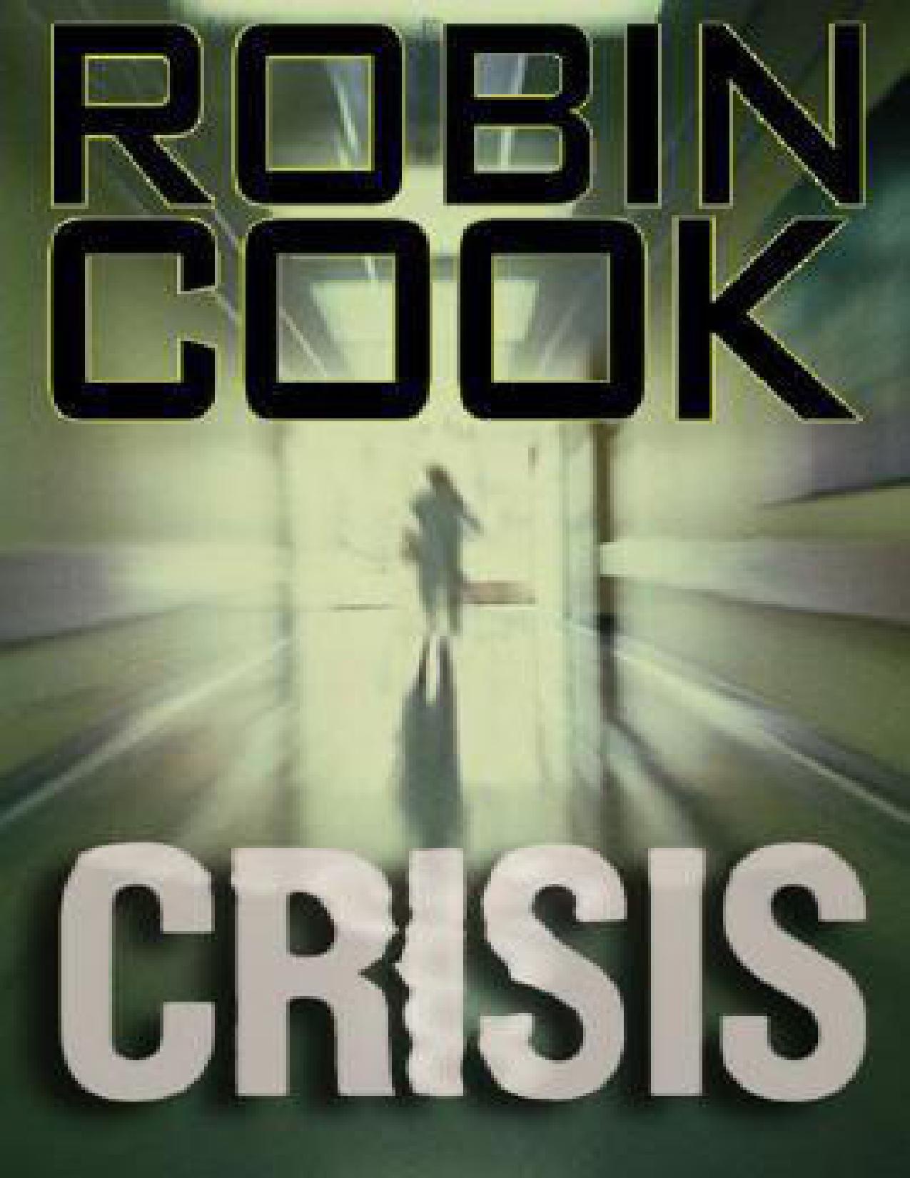 Crisis de Robin Cook, portada del libro