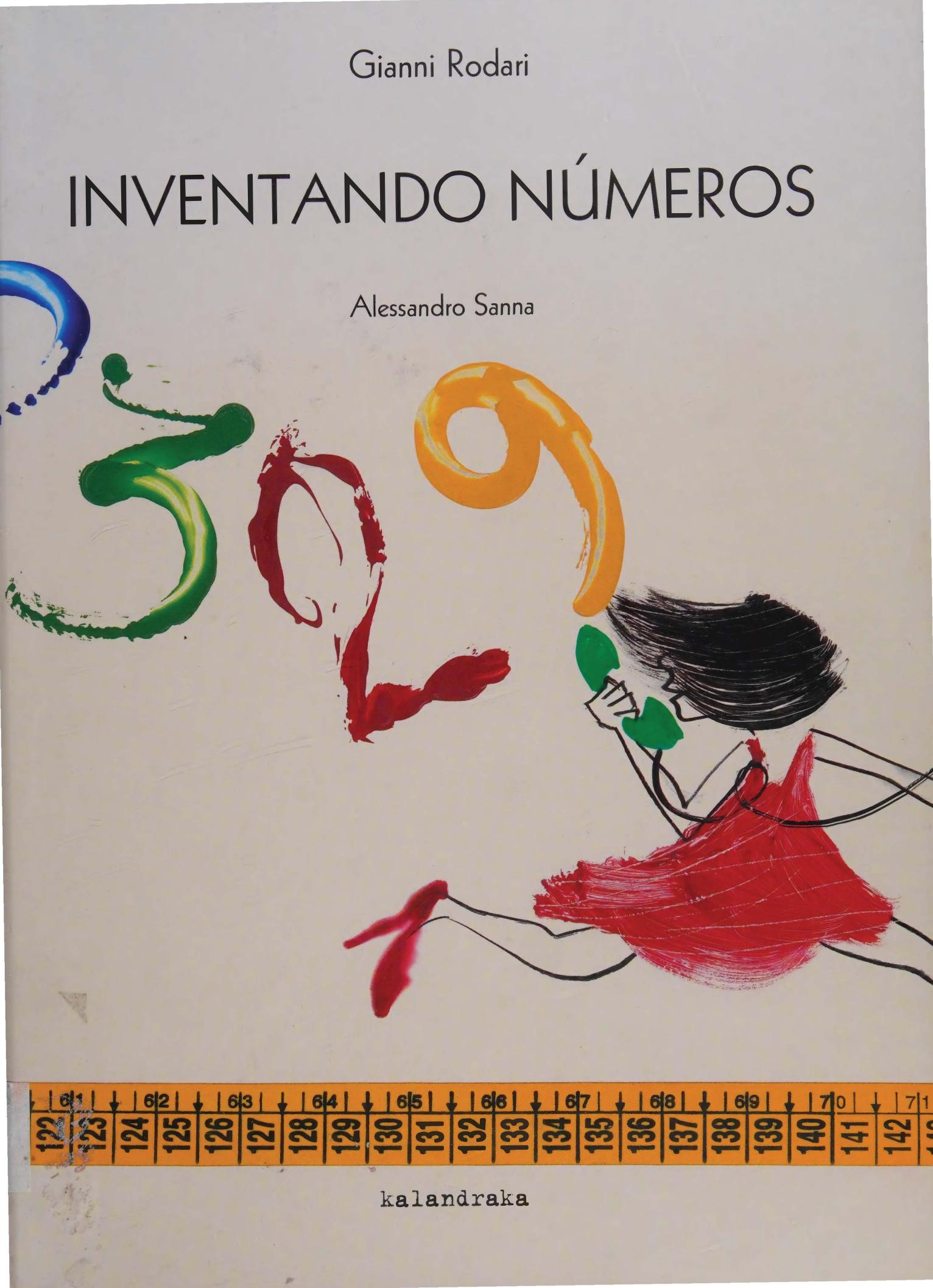 Inventando números de Gianni Rodari, portada del libro