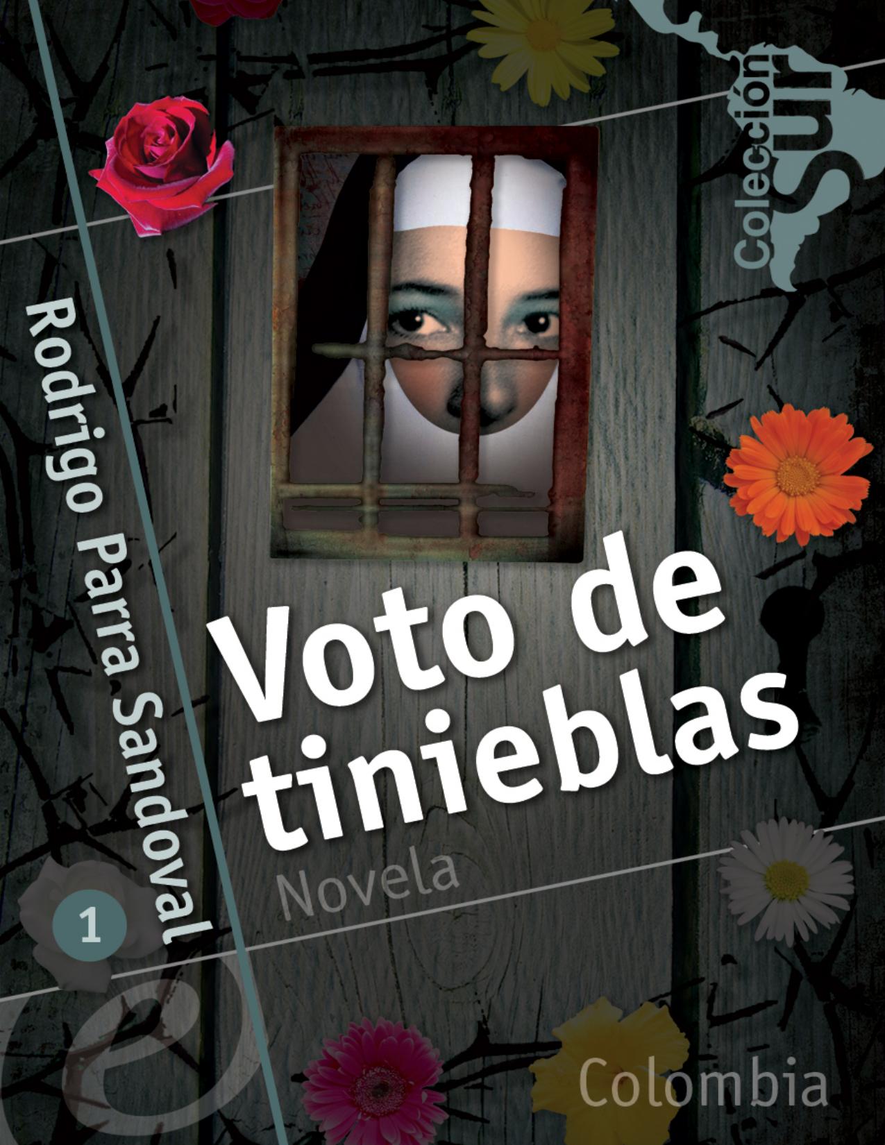 Voto de tinieblas de Rodrigo Parra Sandoval, portada del libro