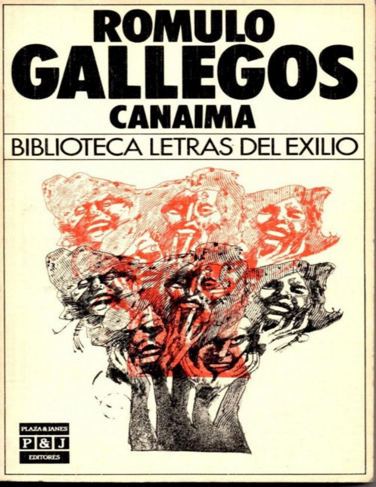 Canaima de Romulo Gallegos, portada del libro