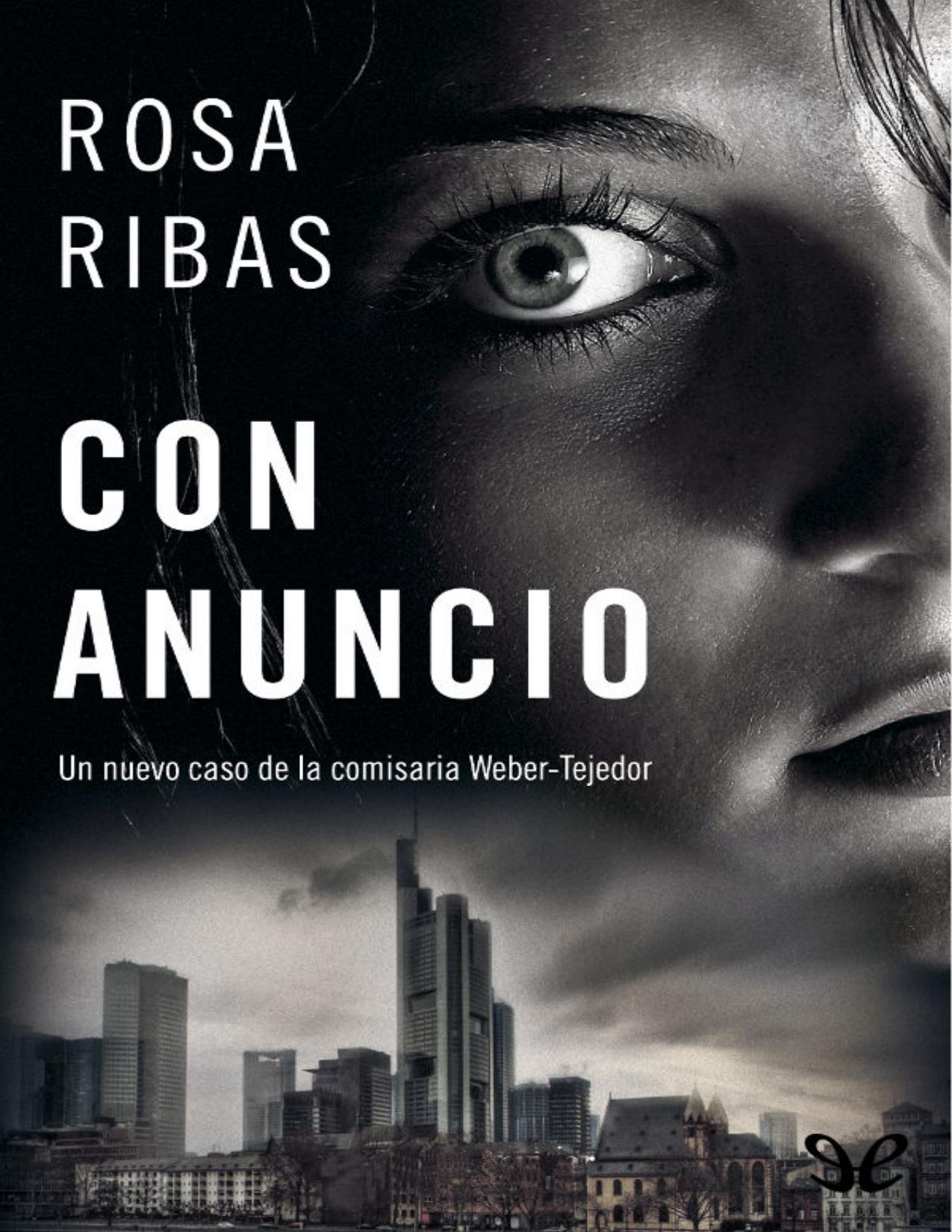 Con anuncio de Rosa Ribas, portada del libro