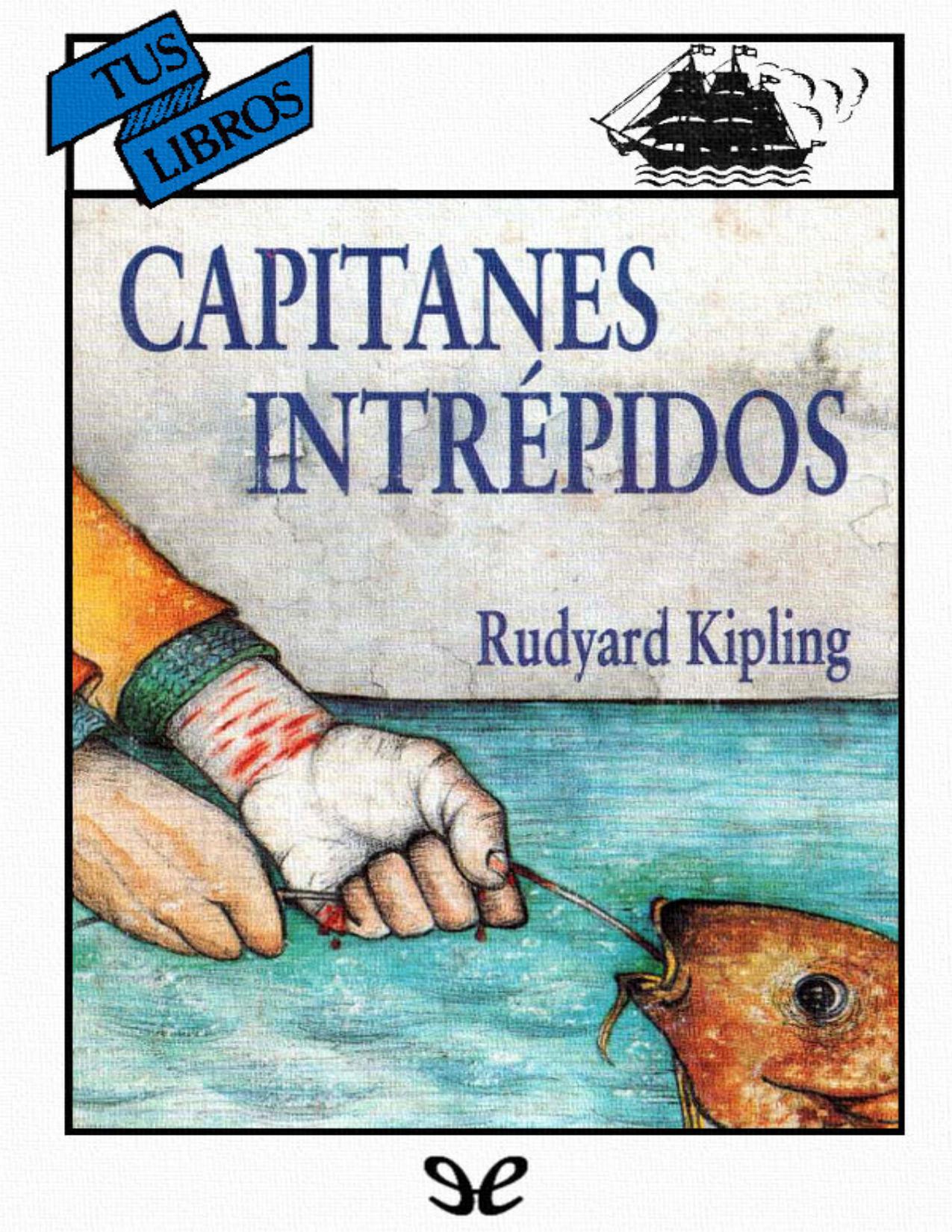 Capitanes intrépidos de Rudyard Kipling, portada del libro
