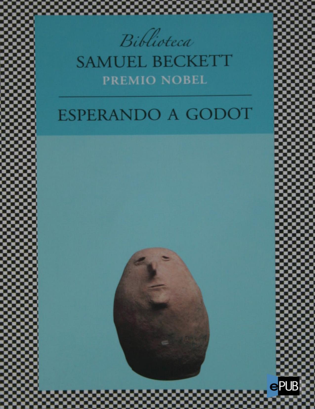 Esperando a Godot de Samuel Beckett, portada del libro
