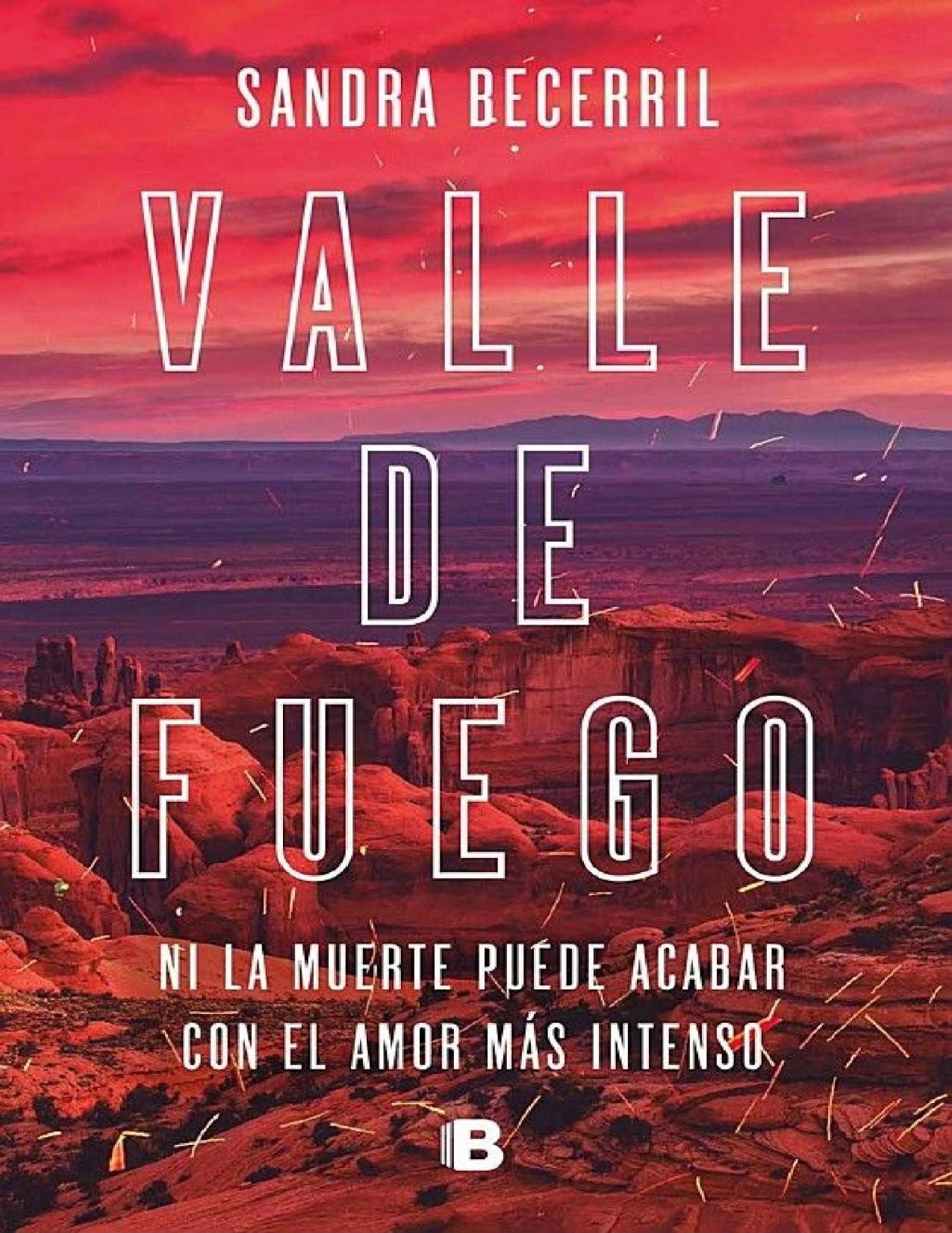 Valle de fuego de Sandra Becerril, portada del libro