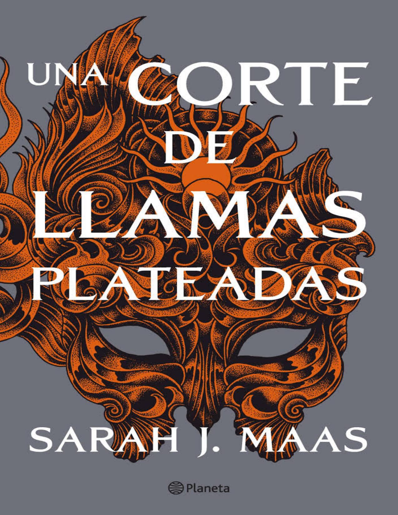 Una corte de llamas plateadas de Sarah J. Maas, portada del libro