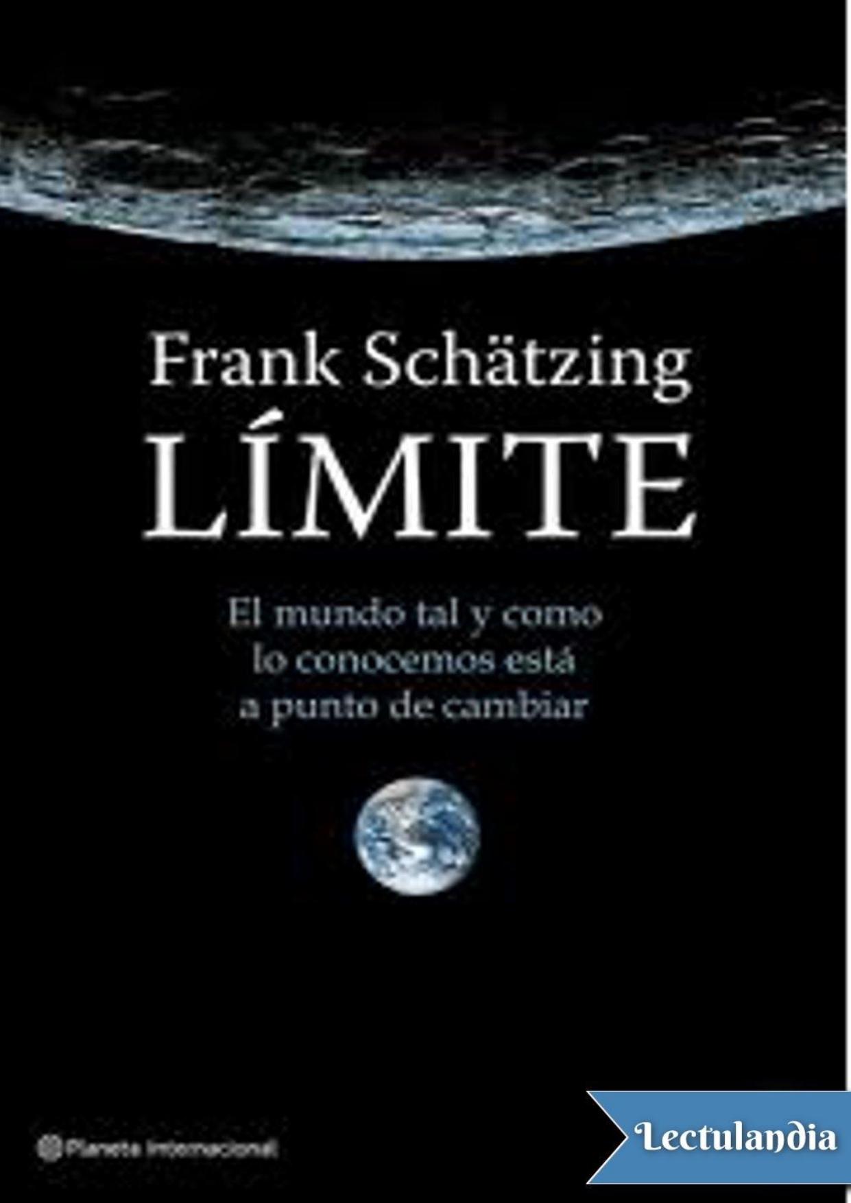 Límite de Schätzing Frank, portada del libro