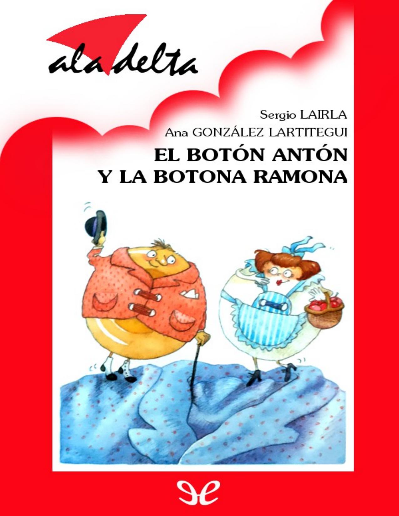 El botón Antón y la botona Ramona de Sergio Lairla, portada del libro