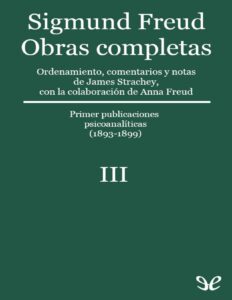 Portada de Volumen III (1893-1899)