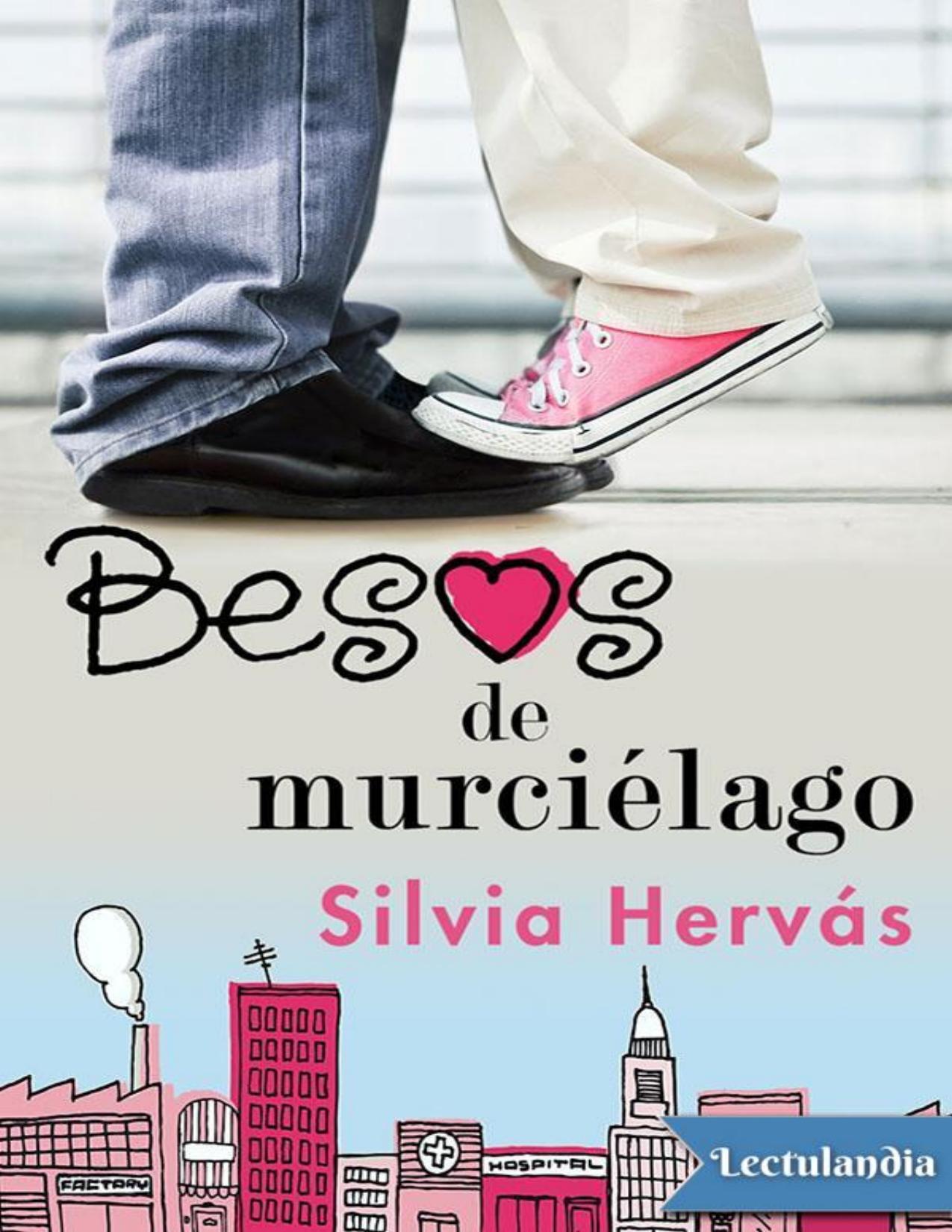 Besos de murciélago de Silvia Hervas, portada del libro