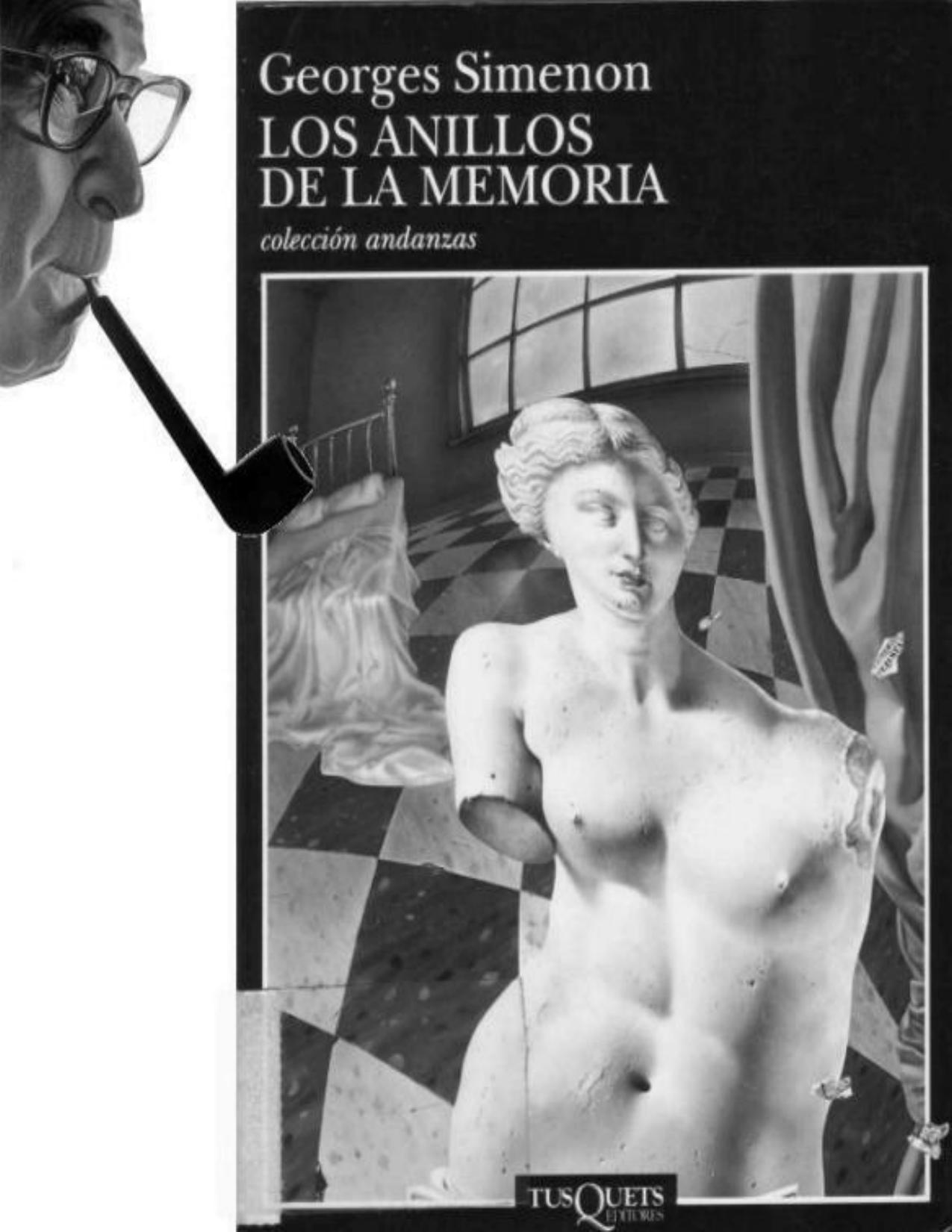 Los anillos de la memoria de Georges Simenon, portada del libro