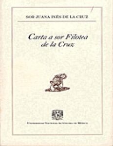 Portada de Carta a sor Filotea de la Cruz