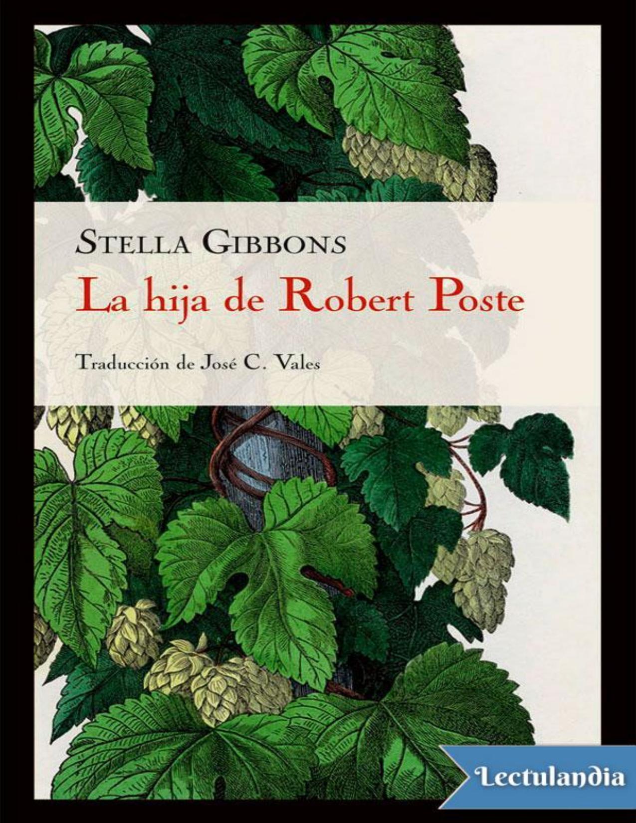 La hija de Robert Poste de Stella Gibbons, portada del libro