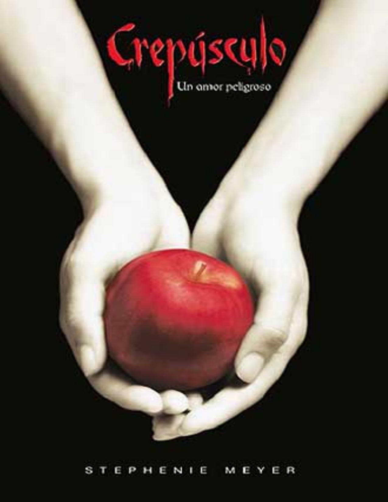 Crepusculo de Stephanie Meyer, portada del libro