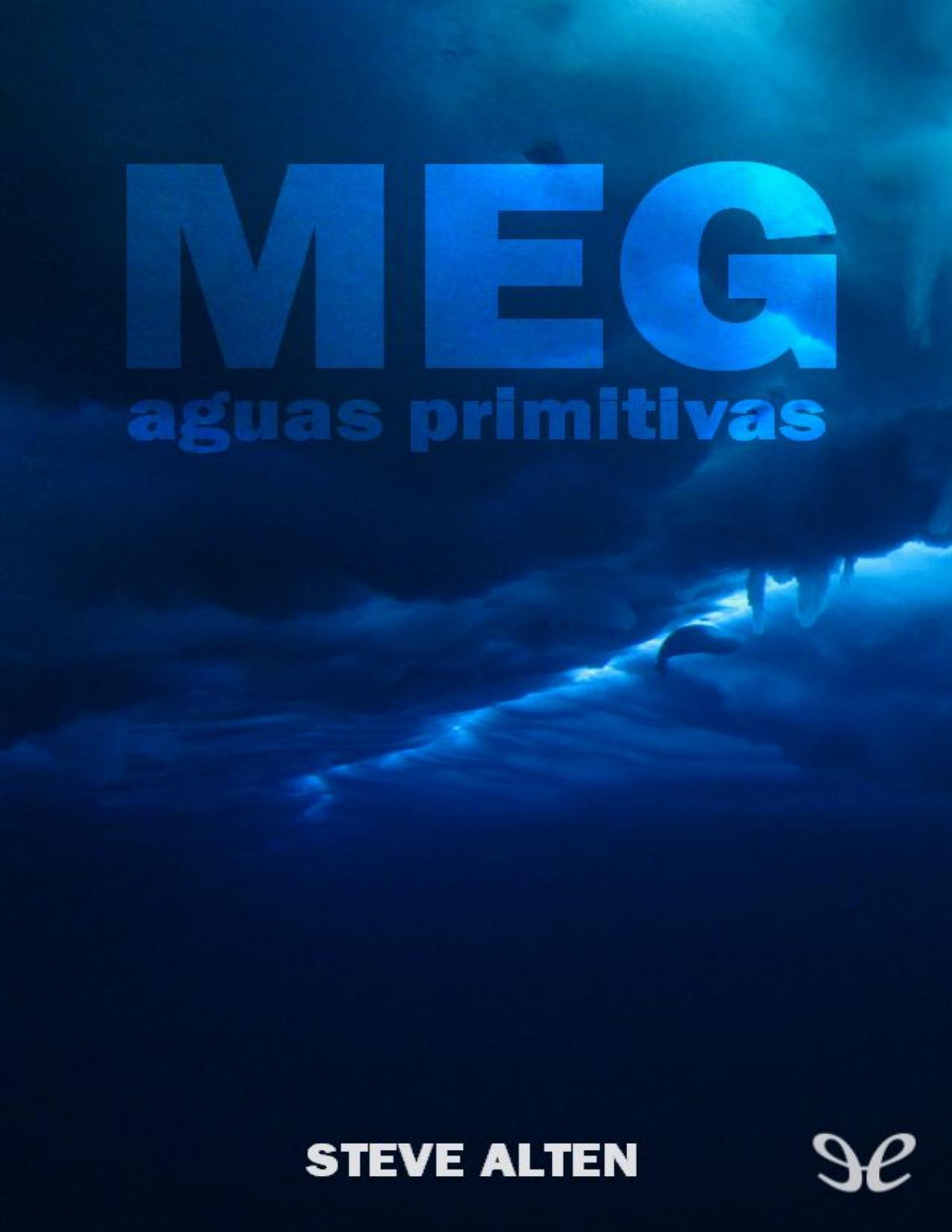 Aguas primitivas de Steve Alten, portada del libro